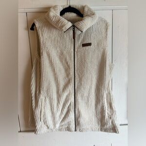 Columbia Cream Fleece Vest